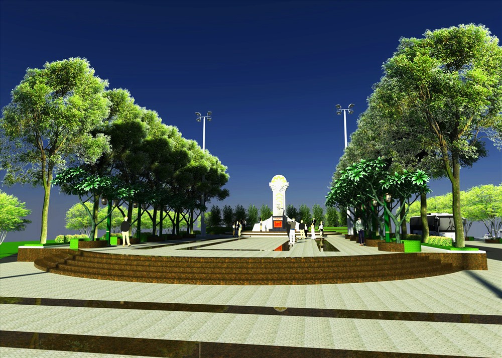 Phối cảnh toàn cảnh Công viên Văn hóa Võ Văn Kiệt theo thiết kế mới.