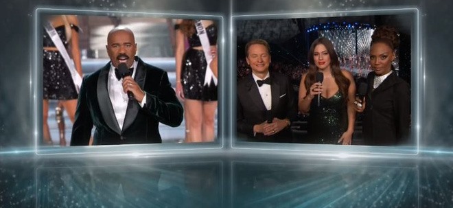 2 MC chủ trì chương trình: Steve Harvey và siêu mẫu Ashley Graham