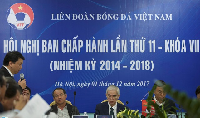 Hội nghị BCH VFF lần thứ 11. Ảnh: TL