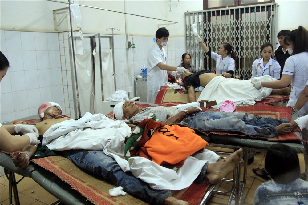 Vụ hỗn chiến khiến 1 người chết, 6 người được điều trị tại BV Đa khoa tỉnh Đắk Lắk.