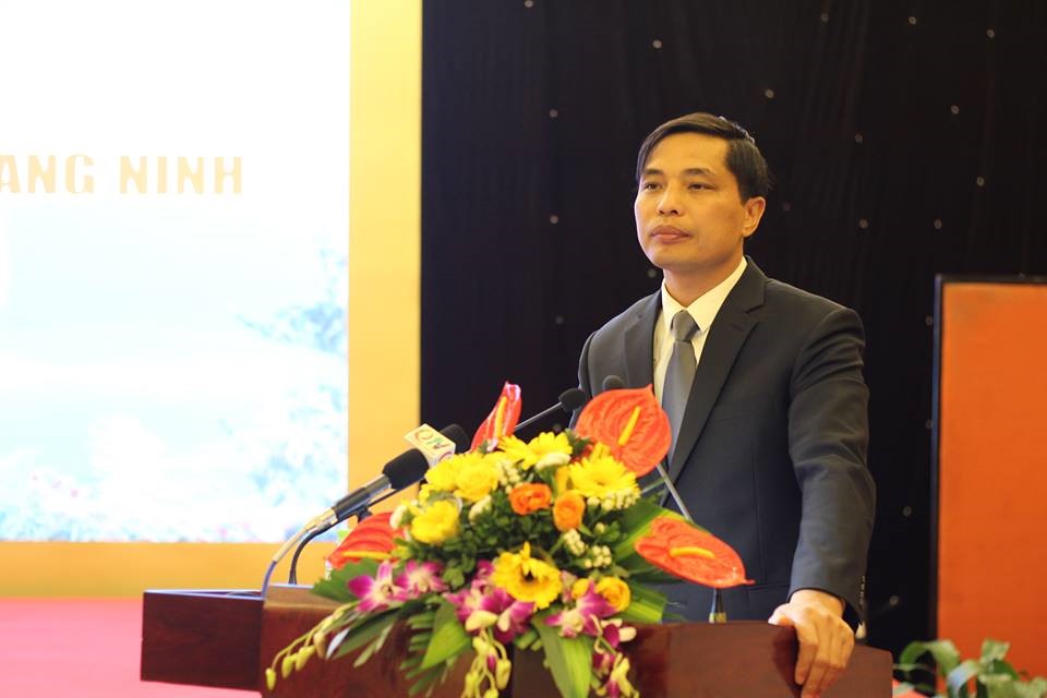 Ông Vũ Văn Diện - Phó Chủ tịch UBND tỉnh Quảng Ninh phát biểu tại Hội nghị