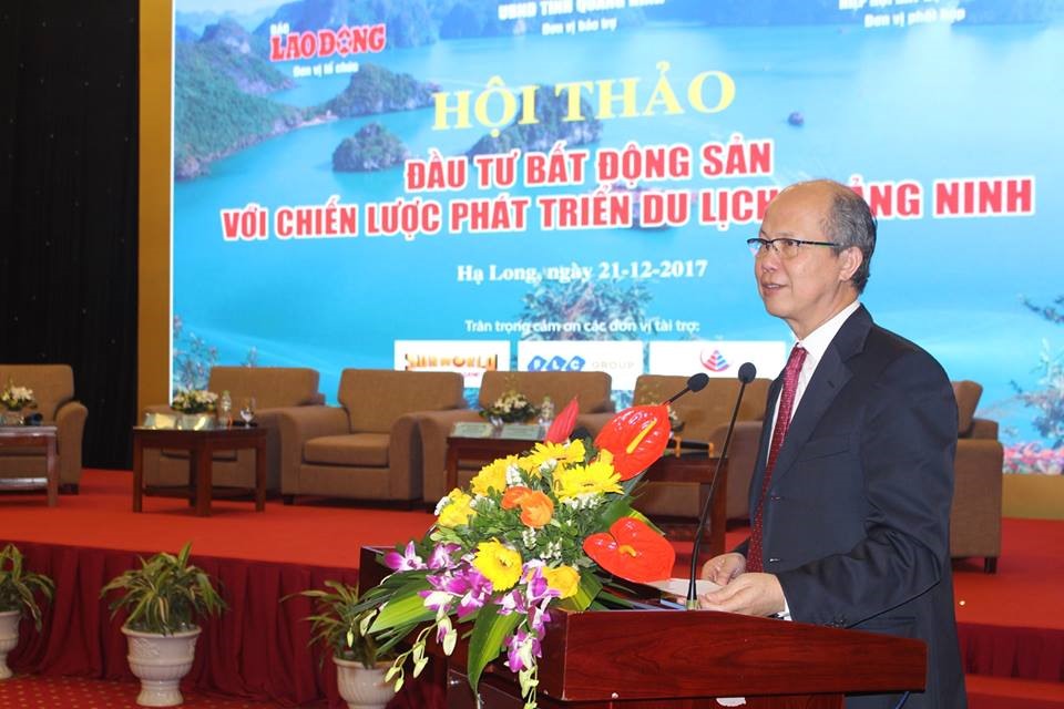  ông Nguyễn Trần Nam - Chủ tịch HHiệp hội bất động sản Việt Nam kết luận Hội thảo