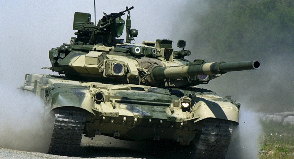 Xe tăng T-90S. Ảnh: AP