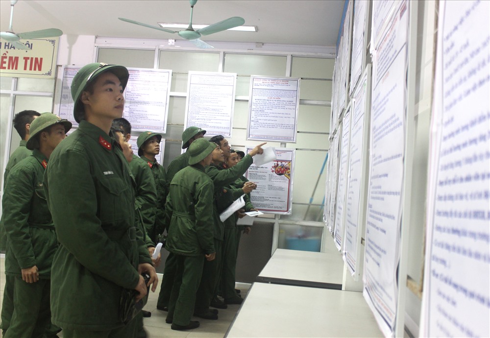 Quân nhân xuất ngũ tham khảo, tìm kiếm việc làm tại phiên GDVL