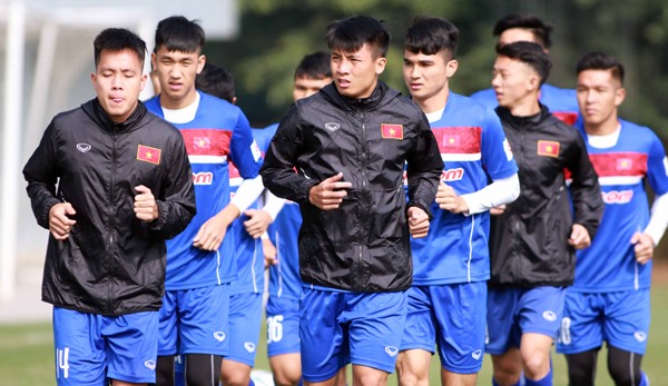 VCK U23 Châu Á 2018 là lần thứ hai liên tiếp bóng đá Việt Nam góp mặt. Ảnh: VFF.