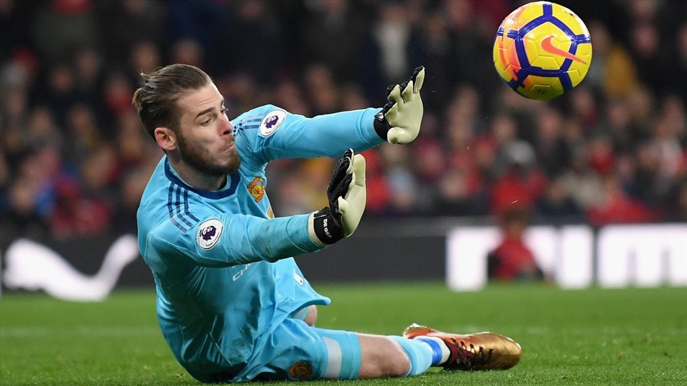 M.U vẫn còn đó De Gea là chỗ dựa nơi hàng phòng ngự trước sức tấn công khủng khiếp của Man City. Ảnh: Getty.