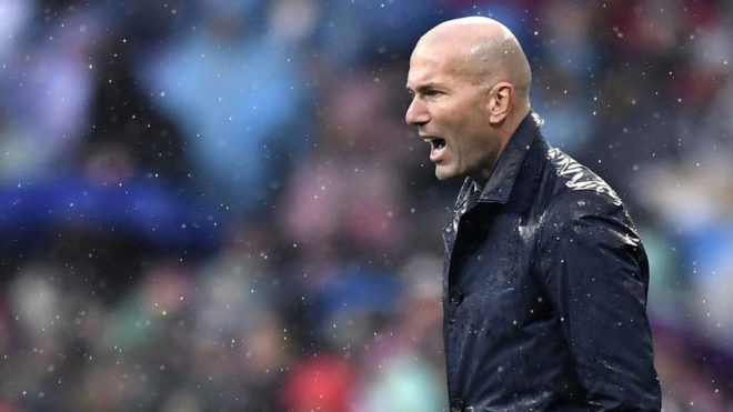HLV Zidane và các học trò đã có tới 9 trận không thắng ở LaLiga mùa này. Ảnh: Marca.