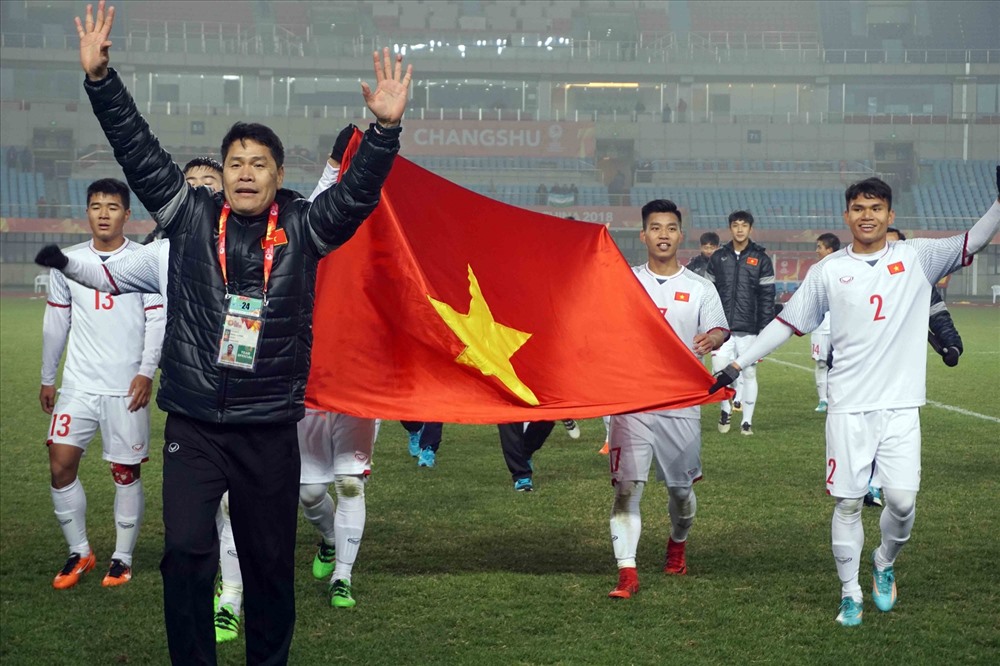 TheonXuân Trường, tình thần chính là chìa khóa mang đến thành công cho U23 Việt  Nam tai VCK U23 Châu Á. Ảnh: Hữu Phạm