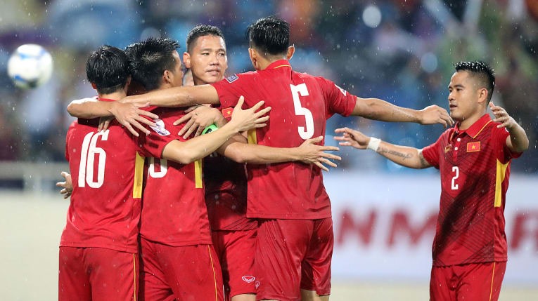 U23 Việt Nam đã làm nên lịch sử khi góp mặt ở vòng Tứ kết. Ảnh: AFC.