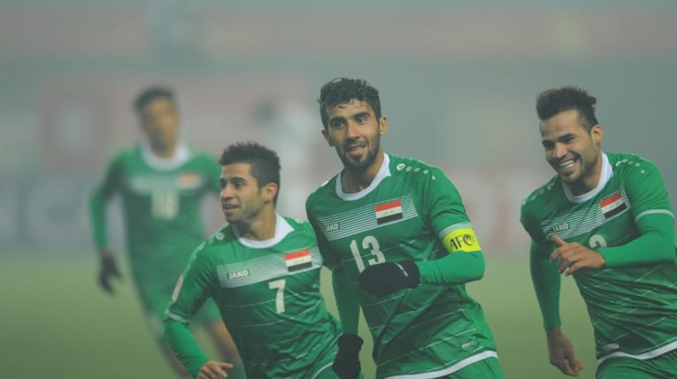 U23 Iraq vượt qua bảng C không quá dễ dàng. Ảnh: AFC.