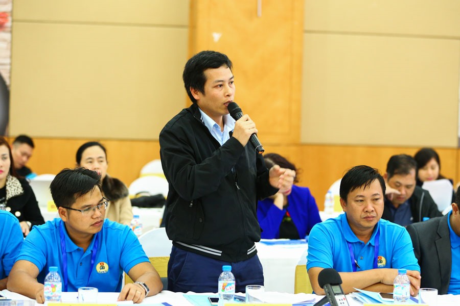Ông Hồ Sĩ Lĩnh – Chủ tịch Công đoàn Công ty TNHH Điện tử Foster Bắc Ninh 