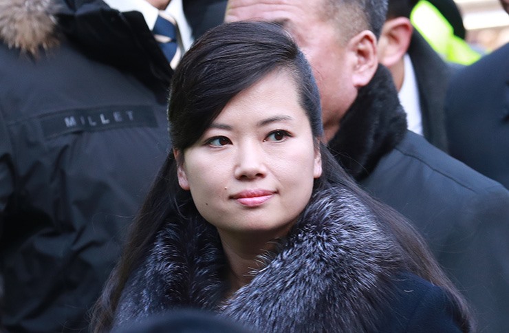 Bà Hyon Song-wol dẫn đầu phái đoàn Triều Tiên. Ảnh: Yonhap