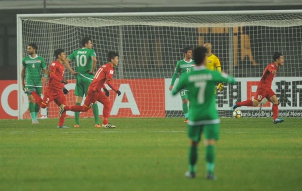 Truyền thông Iraq còn cho rằng U23 Việt Nam dùng lối chơi xấu xí để giành chiến thắng. Ảnh: AFC