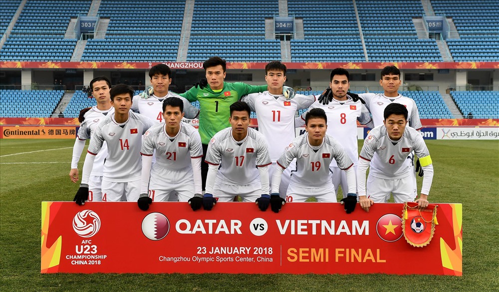 Với trận thắng này, U23 Việt Nam cũng đã được doanh nghiêp trên thưởng cho số tiền 200 triệu đồng. Ảnh: M.T