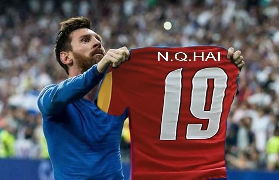 Messi đã là gì, giờ đây chỉ có Quang Hải trong tim em. 