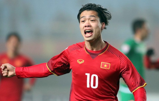 Cầu thủ mang áo số 10 là nhân tố sáng của U23 Việt Nam
