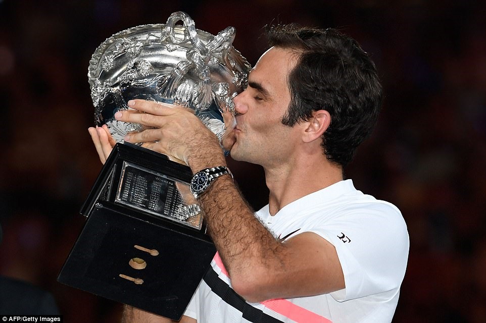 Federer làm nên lịch sử quần vợt với chiến thắng trước Marin Cilic. Ảnh Getty.