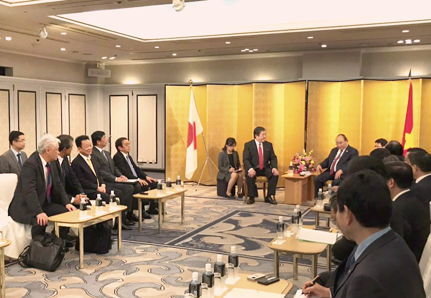 Chủ tịch HĐQT Kiêm TGĐ Tập đoàn T&T Group Đỗ Quang Hiển tham dự cùng Thủ tướng Chính phủ tiếp Tập đoàn Mitsui