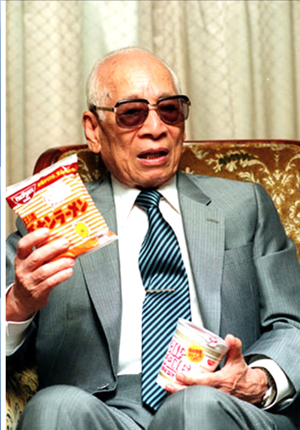 Momofuku Ando, cha đẻ của mỳ gói hiện đại.