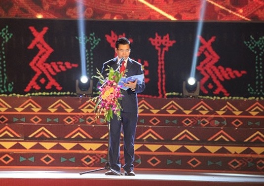 Đồng chí Trương Công Ngàn, Bí thư Huyện uỷ, Chủ tịch UBND Huyện Tiên Yên phát biểu khai mạc.