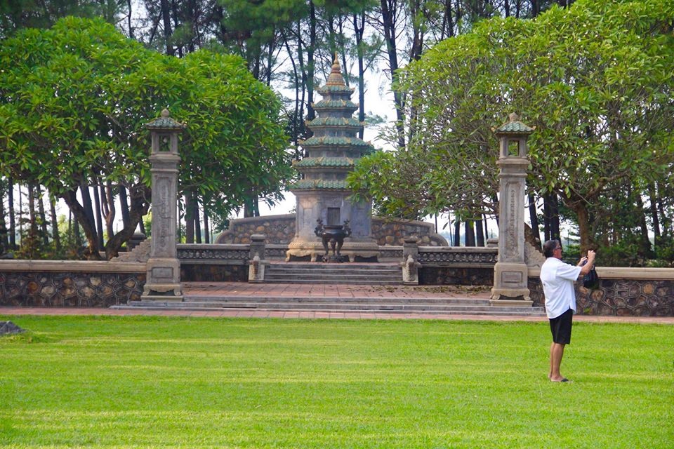 Mộ tháp của Hòa thượng Thích Đôn Hậu. Ảnh: PĐ.