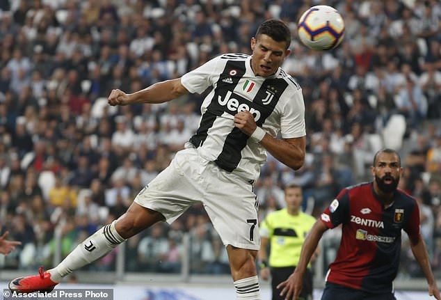 Dù đang gặp phải những vấn đề ngoài sân cỏ, Ronaldo vẫn ghi cho Juventus hồi cuối tuần qua. Ảnh: Getty Images.