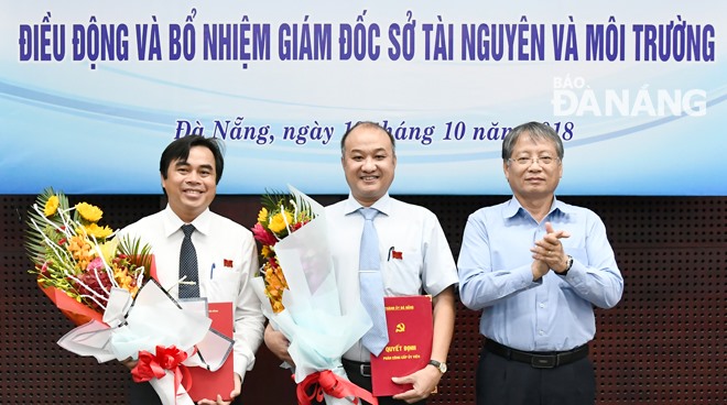 Ông Tô Văn Hùng vừa được bổ nhiệm GĐ Sở TN&MT Đà Nẵng ngày 19.10