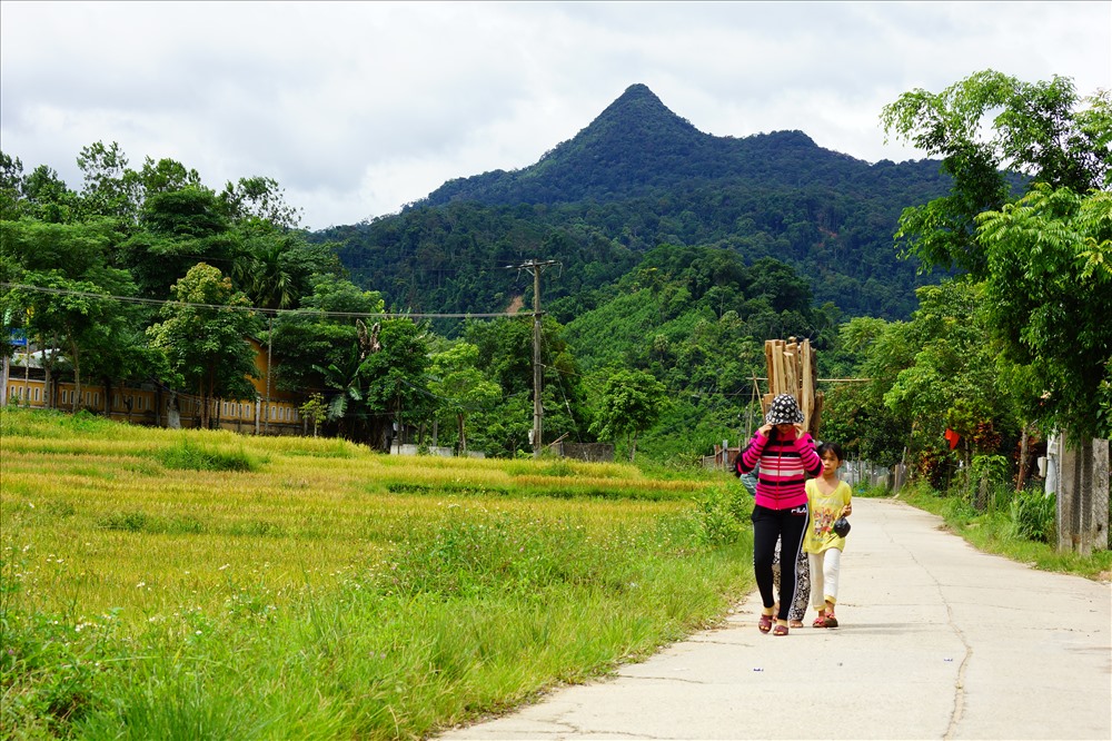 Một góc của làng Rô. Ảnh: Đ.V