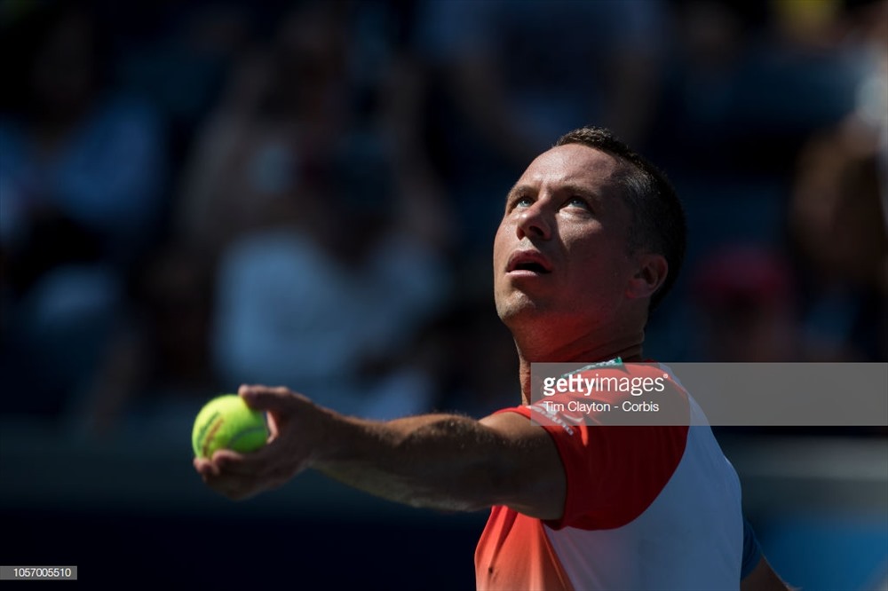 Philipp Kohlschreiber là người giành chiến thắng chung cuộc. Ảnh: Getty.