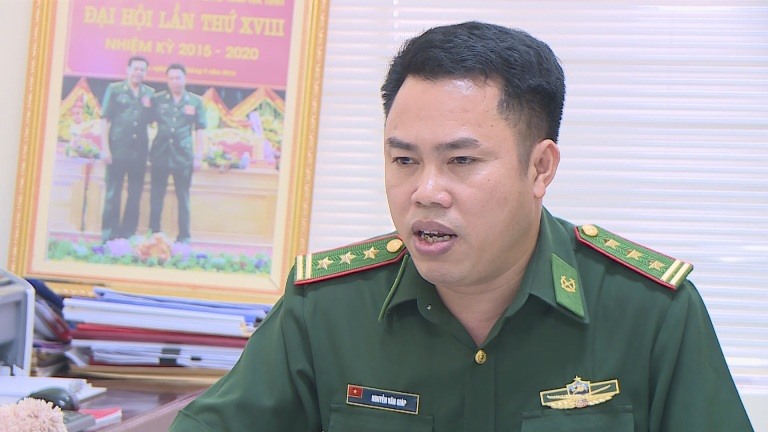 Thượng tá Nguyễn Văn Giáp - Trưởng phòng Phòng chống Ma túy và tội phạm, Bộ đội Biên phòng Hà Tĩnh