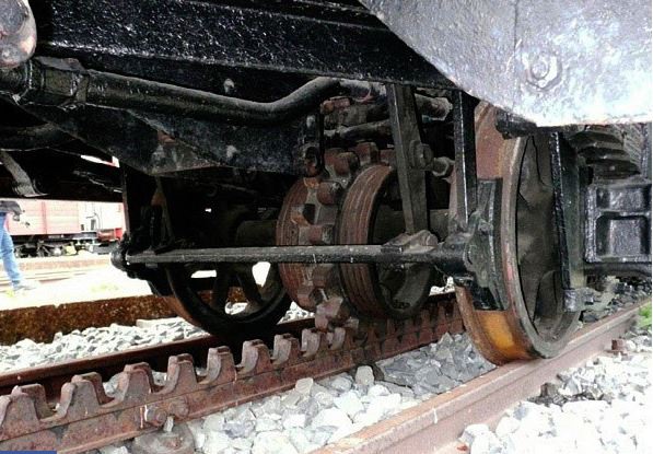 Đầu máy hơi nước trên tuyến đường sắt Đà Lạt - Tháp Chàm đã bán lại cho Thụy Sĩ. Ảnh: T.L