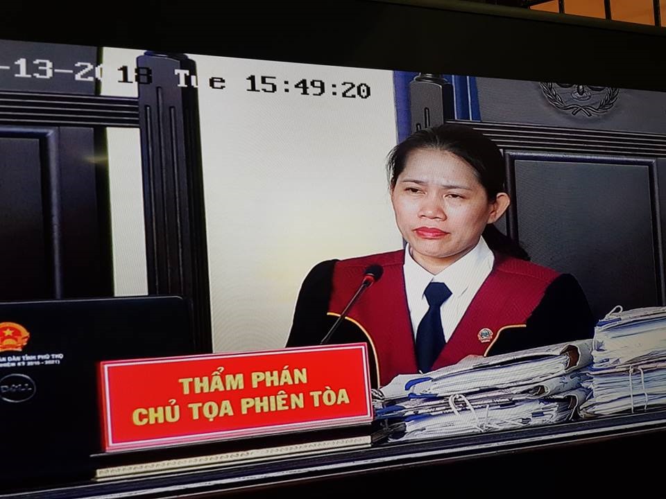 Thẩm phán Nguyễn Thị Thùy Hương