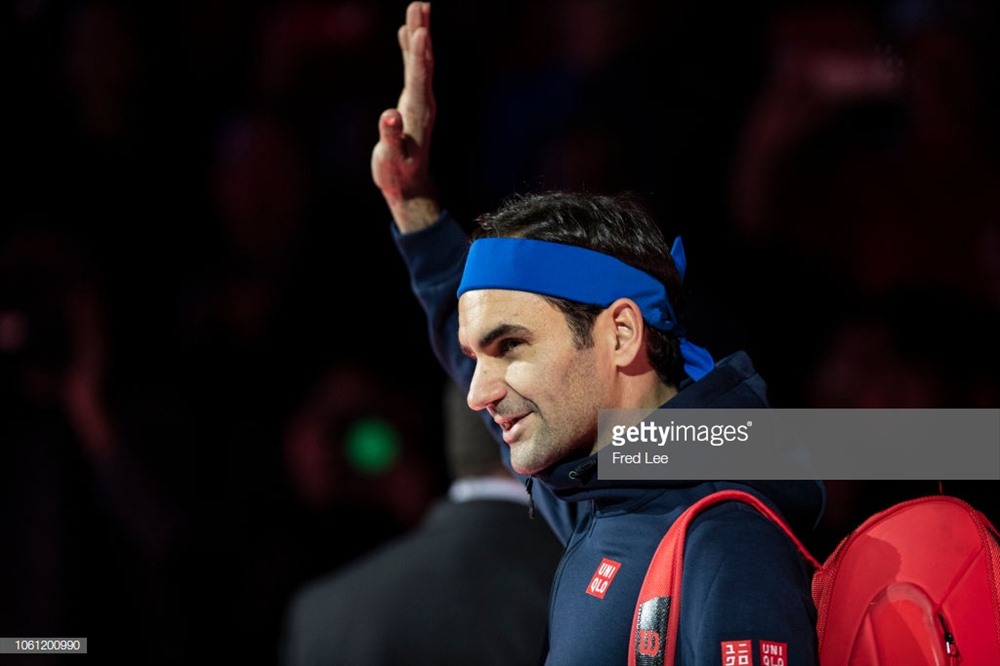 Federer quyết tâm có được chiến thắng. Ảnh: Getty.