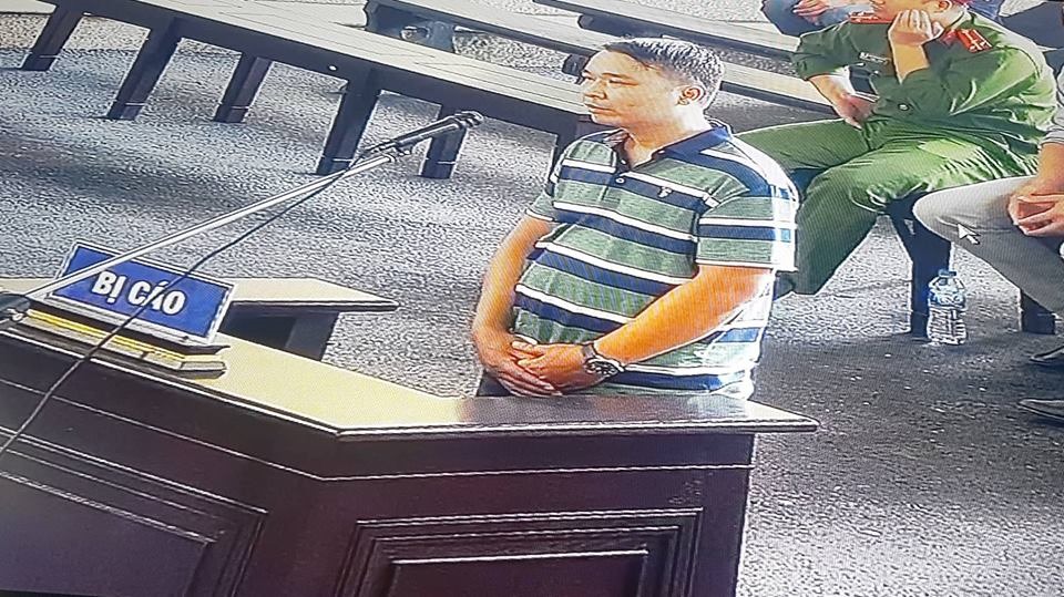 Bị cáo Trần Đăng Việt tại tòa.