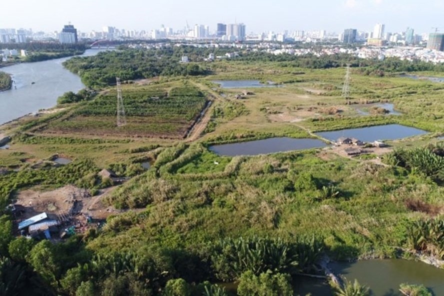 Khu đất rộng hơn 30ha tại xã Phước Kiển, H.Nhà Bè bán không qua đấu giá với giá 1,29 triệu đồng/m2 cho Công ty CP Quốc Cường Gia Lai