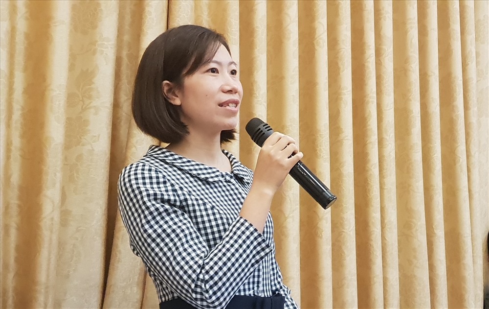 Giáo viên Dương Thị Phương Thảo chia sẻ nghề giáo quá áp lực. Ảnh:HN