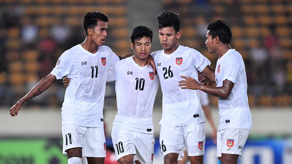 ĐT Myanmar đã có chiến thắng vất vả trước Lào (Ảnh: AFF)