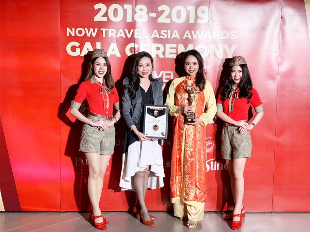 Vietjet được vinh danh giải thưởng “Đồng phục tiếp viên đẹp nhất Châu Á”