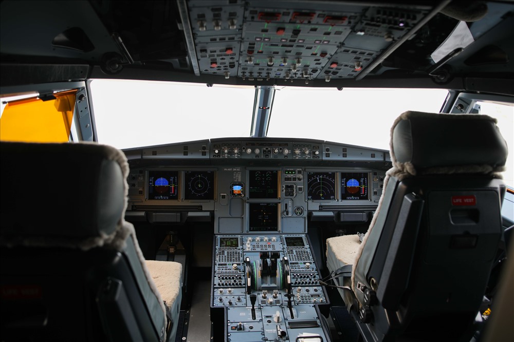 Bên trong buồng lái A321neo thế hệ mới
