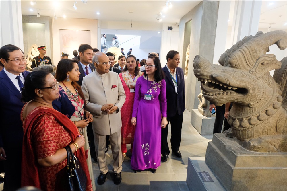 Hiện nay, Bảo tàng đang phối hợp với Bảo tàng quốc gia Ấn Độ nghiên cứu, biên soạn sách giới thiệu mối quan hệ giữa nghệ thuật điêu khắc Chăm và nghệ thuật Ấn Độ, chuẩn bị in tại Ấn Độ cuối năm 2018.