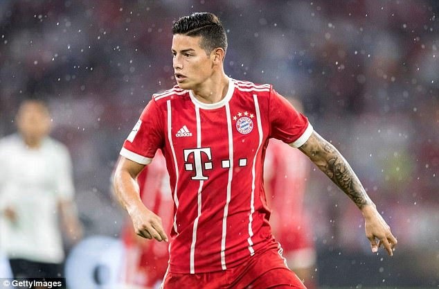 James Rodriguez chơi cho Bayern Munich từ năm 2017. Ảnh: Getty Images.