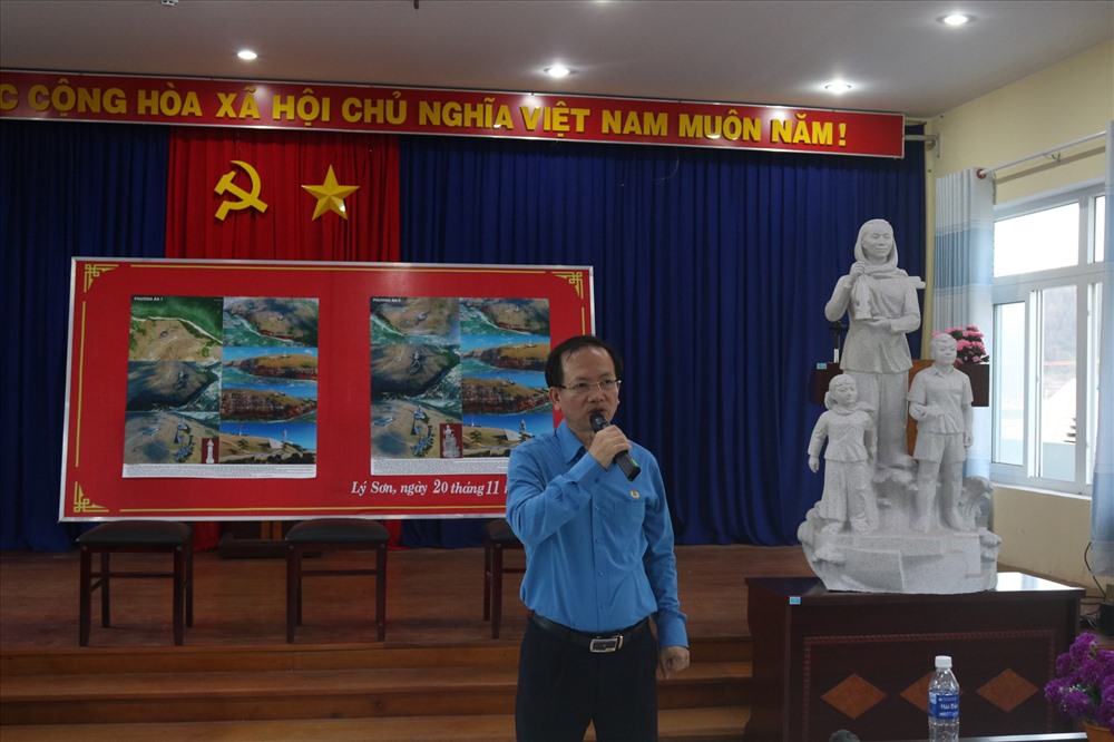 Ông Nguyễn Văn Lợi phát biểu tại cuộc họp. Ảnh: Đ.V
