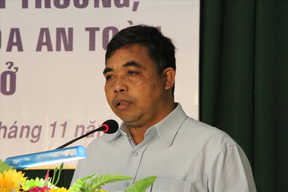  Ông Y Jone Ktull – Phó Chủ tịch LĐLĐ tỉnh Đắk Lắk, phát biểu tại hội nghị.
