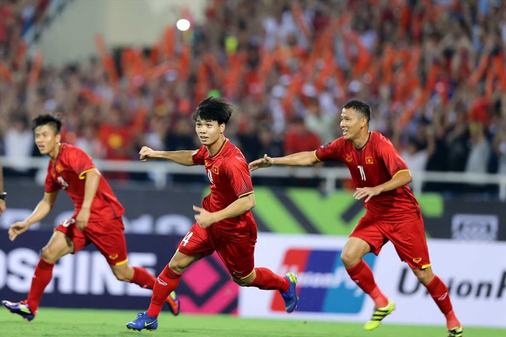 ĐT Việt Nam là cái tên duy nhất có thể tái lập lì tích sạch lưới sau vòng bảng ở sân chơi AFF Cup. Ảnh: AFF