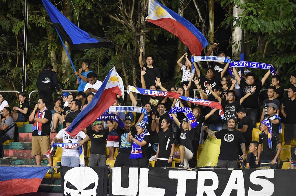 Người Philippines đang hi vọng kì tích xảy ra. “Già gân” Eriksson luôn có phương án đề phòng. Ảnh: AFF Suzuki Cup.