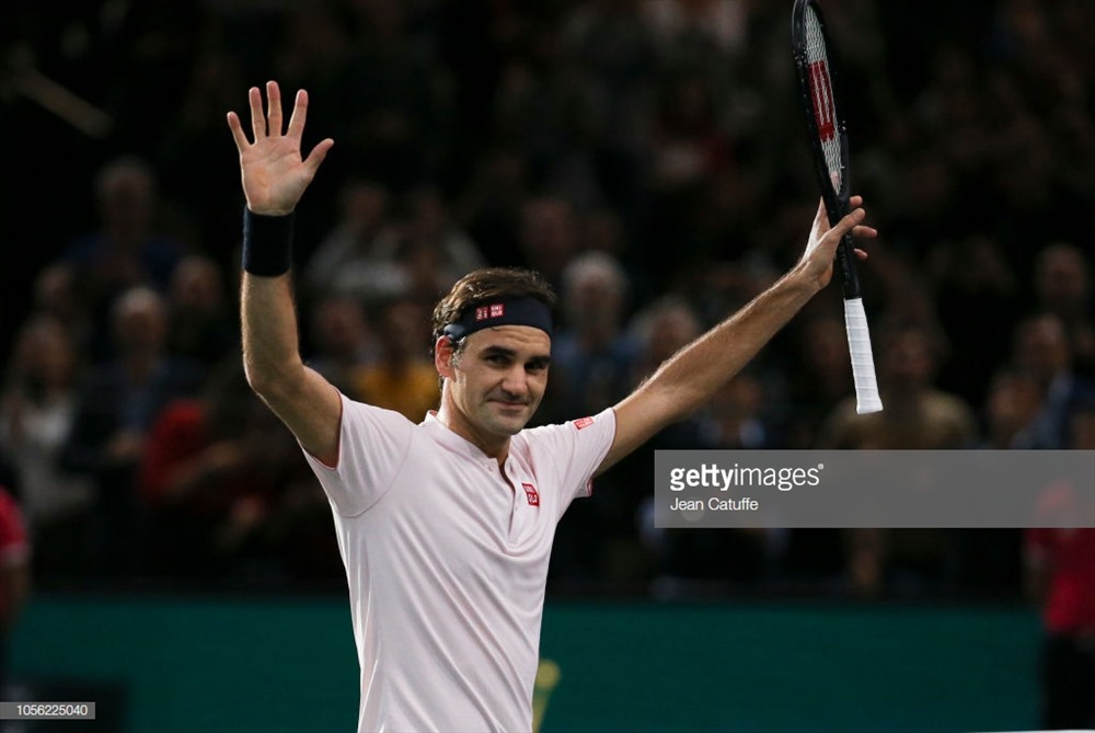 Federer sẽ chạm trán Djokovic ở bán kết. Ảnh: Getty.