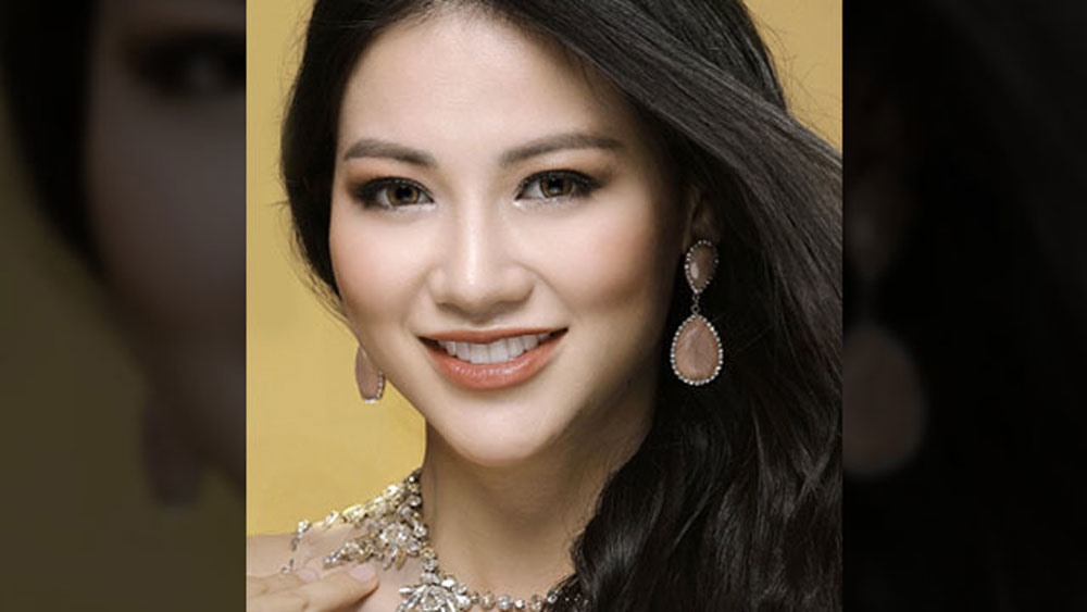 Hình ảnh Nguyễn Phương Khánh trên trang Miss Earth. Ảnh: Rappler.