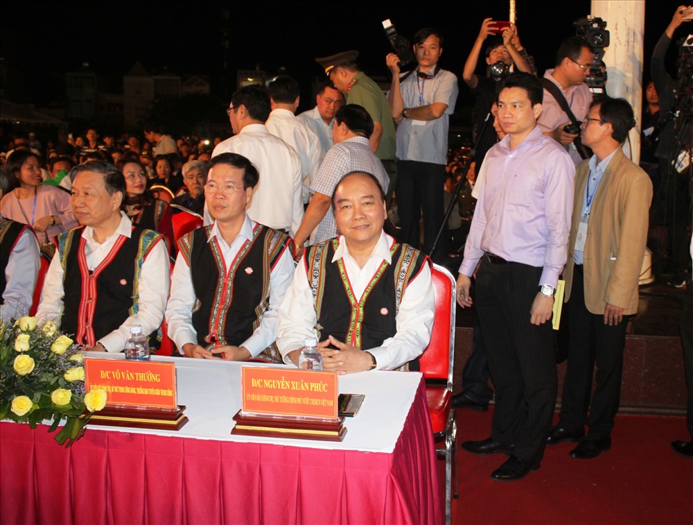 Thủ tướng Chính phủ Nguyễn Xuân Phúc đến dự Lễ khai mạc Festival. Ảnh Đình Văn