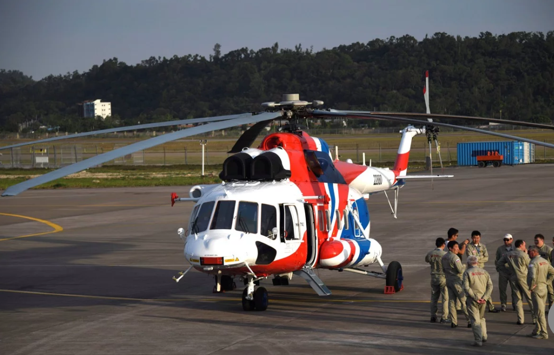 Trung Quốc mua 6 trực thăng Mi-171A2 của Nga tại Triển lãm hàng không Châu Hải. Ảnh: Reuters
