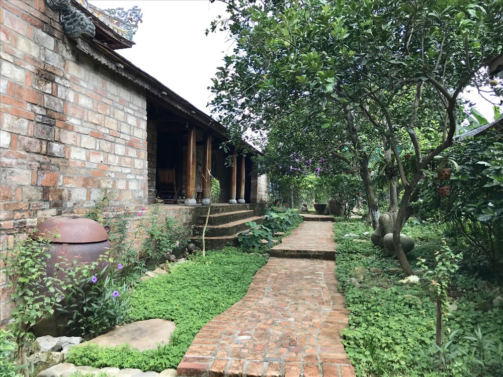 Vườn Huế trong Bến Xuân. Ảnh: H.V.M